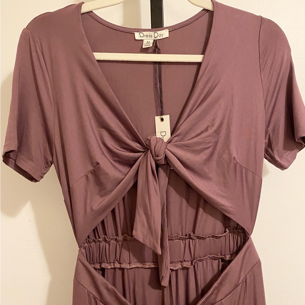 Dress Day - Chic Mauve Maxi Dress - Women’s M